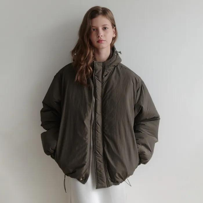 esy Hood Padding Jacket_brown