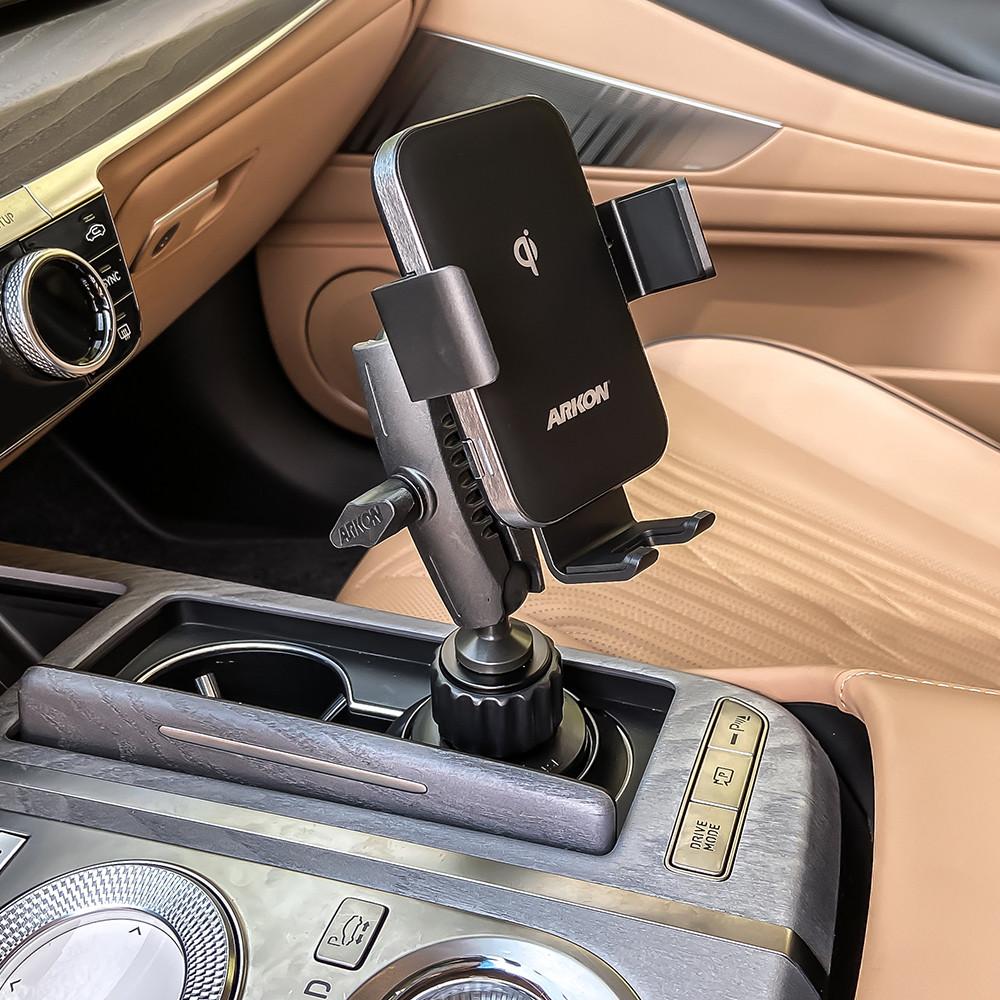 아콘 무선N오토 로버스트 AWCRM323 차량용 컵홀더 무선충전 핸드폰 거치대