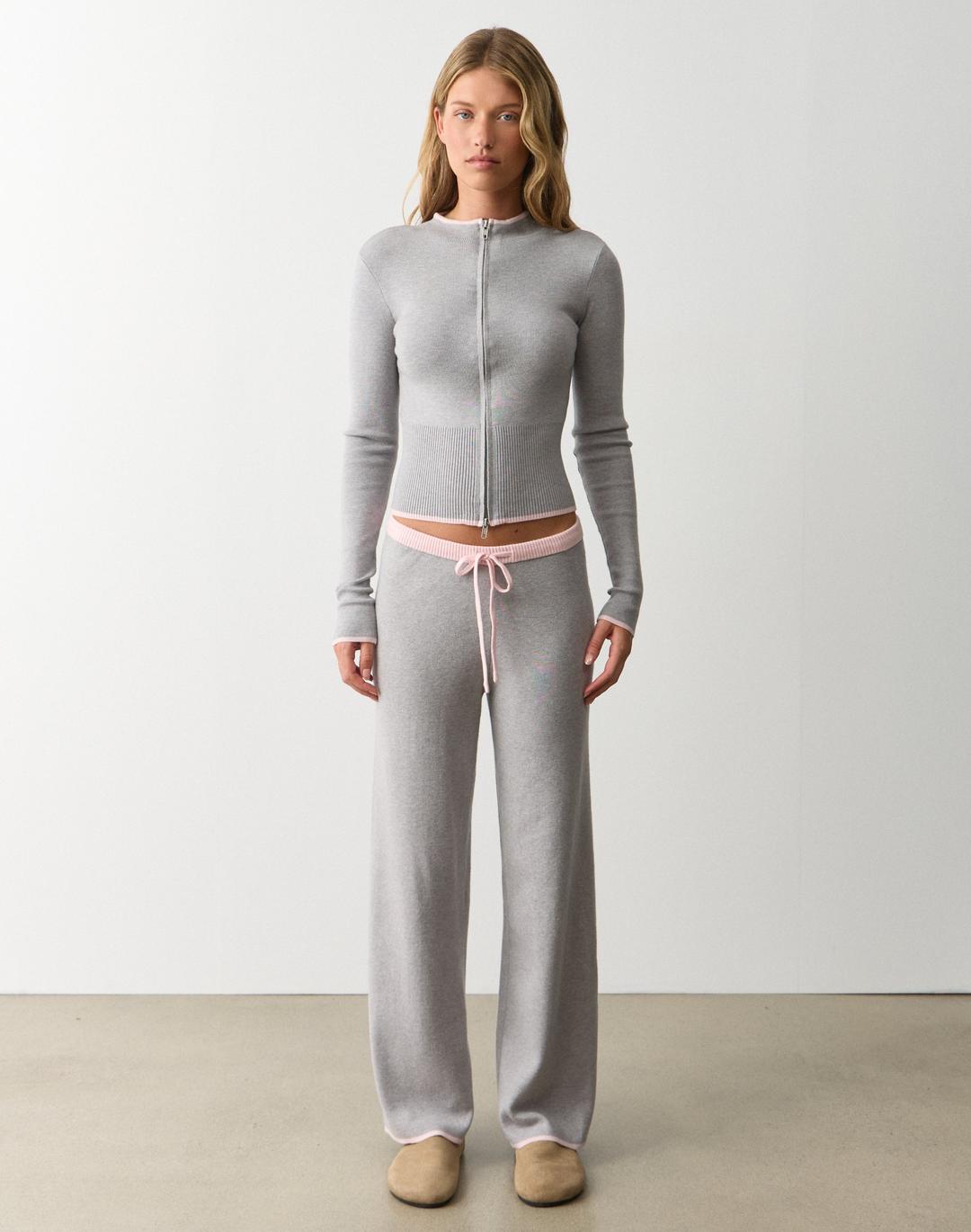 Tie Waist Knit Pant