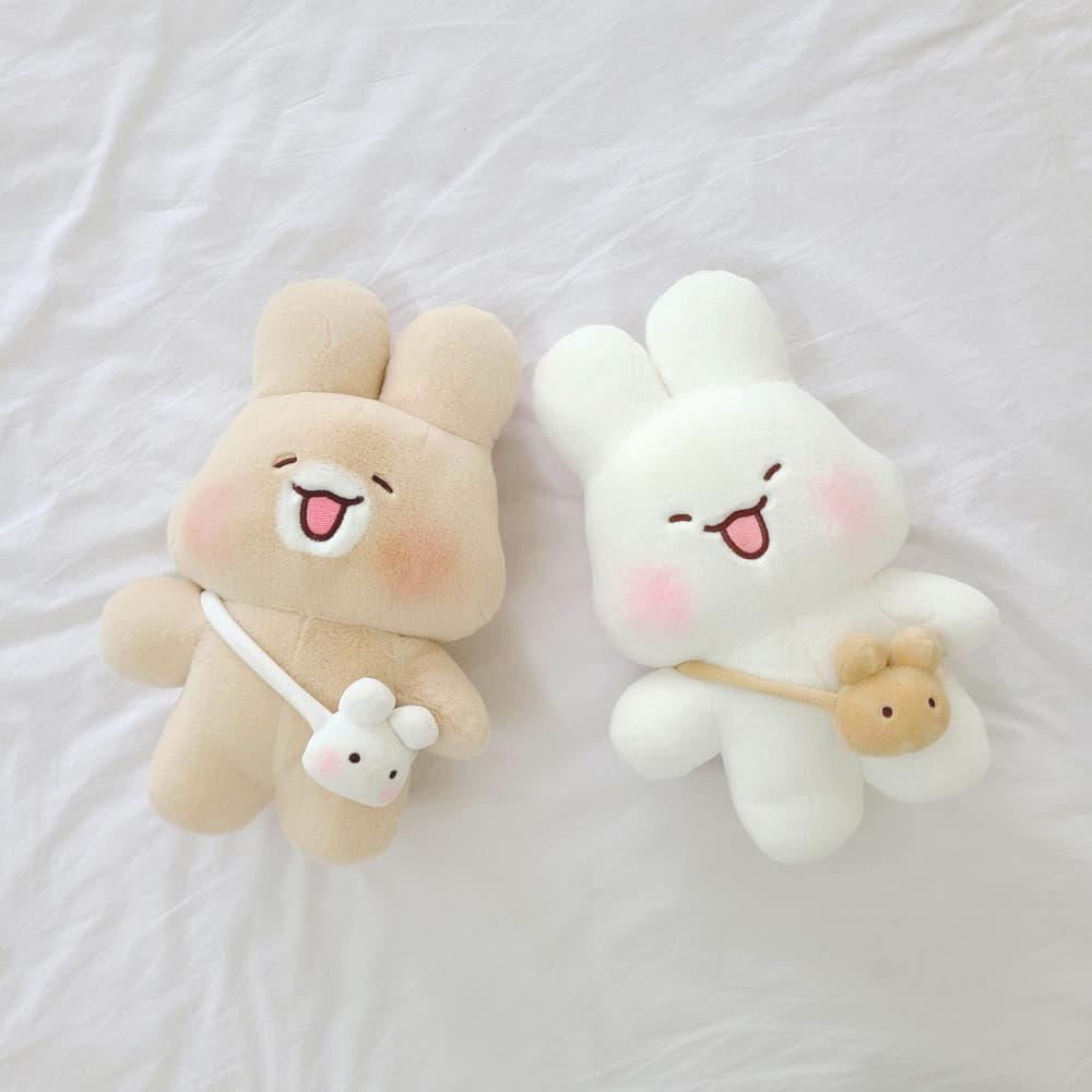 슈야 토야 봉제인형 2종 가방 든 슈야 가방 든 토야 33cm 봉제인형
