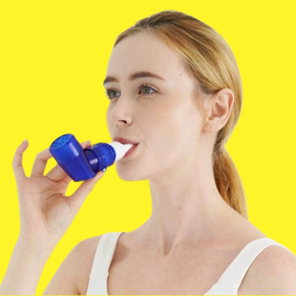 브리드웰 2세대 수동식흉벽진동기 가래 배출기 제거기 어린이 임산부 객담 유도기 폐활량 운동기구