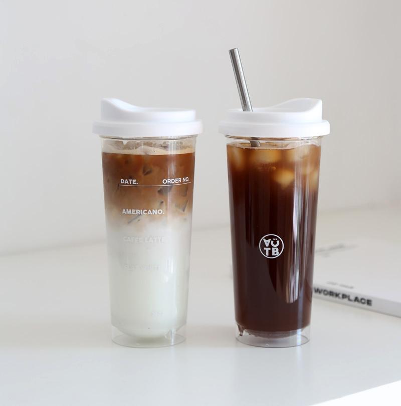 레터링 리유저블 컵 591ml / 트라이탄 내열 텀블러 벤티