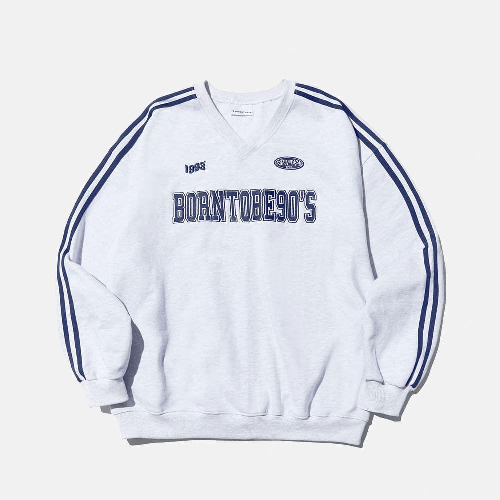 90S 트랙 스웨트셔츠_그레이