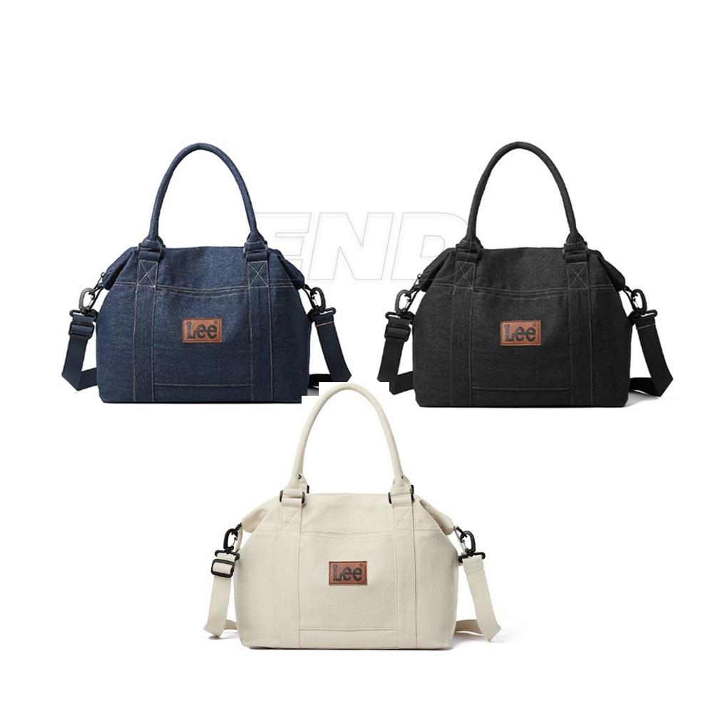 Lee 데일리 핸드백 크로스백 화이트 블랙데님 블루데님 LE230039M