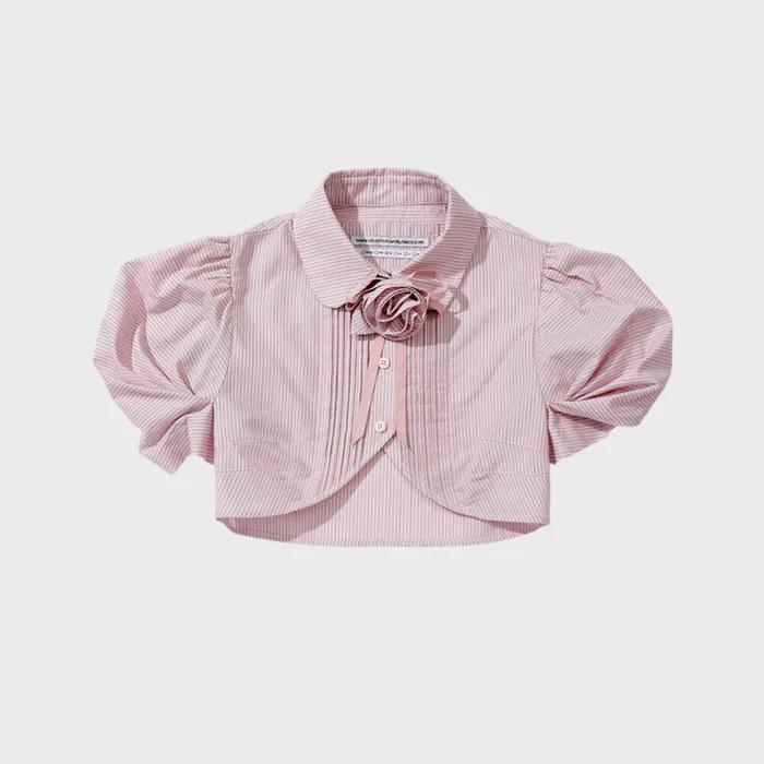 Rosetta Baby Shirt Pink Stripe