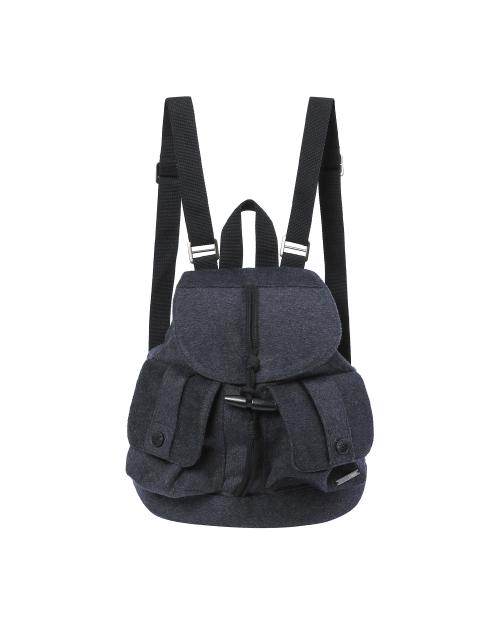 Toggle wool backpack CHARCOAL