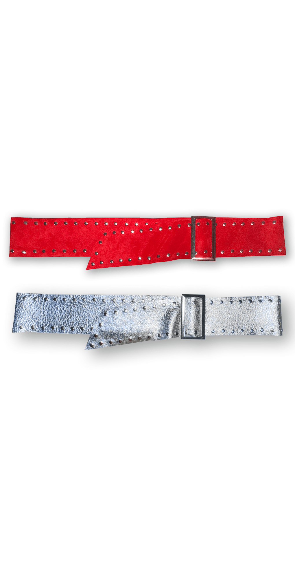 Star Studded Belt - Red