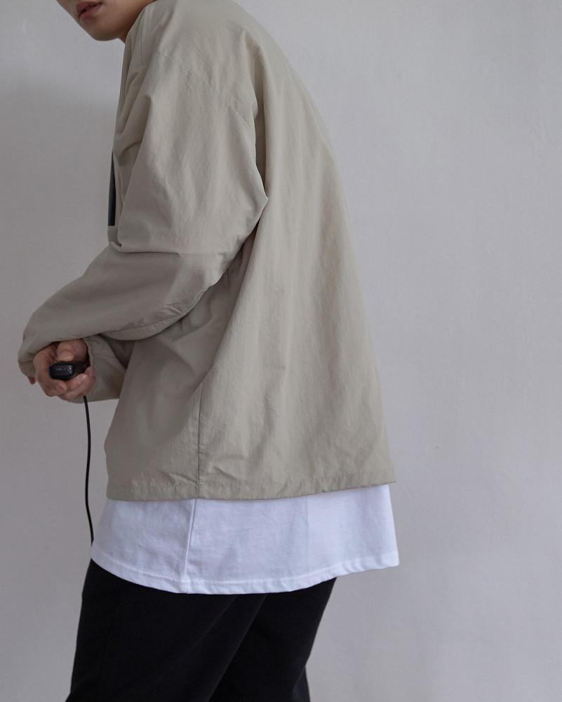 [82플러스] 82+레이어드티 기장긴 무지 면라운드 오버루즈핏 기본 박스 이너 반팔티셔츠