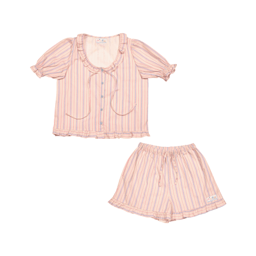 Frilly Pajama set / Pink
