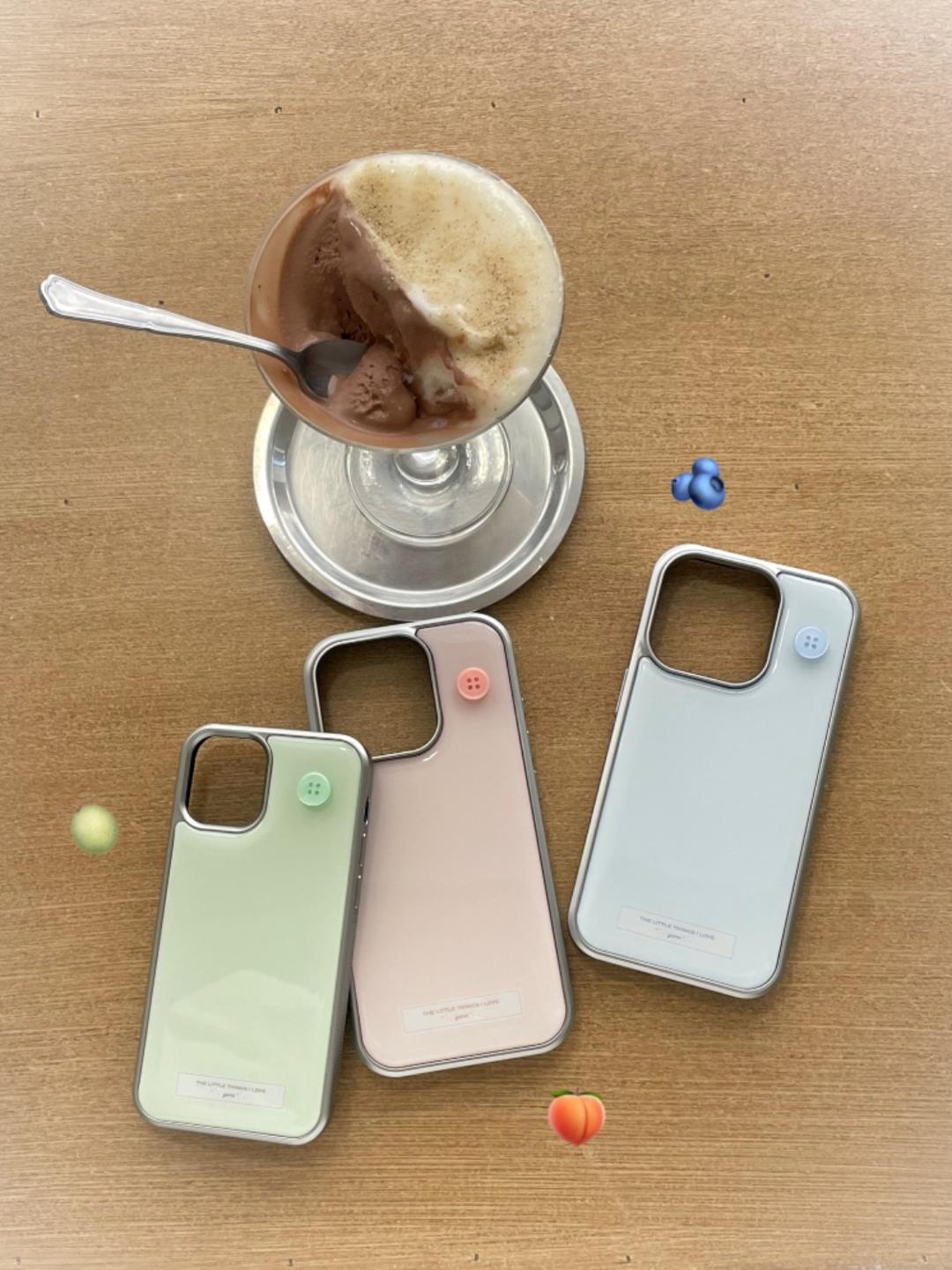 Ice-cream Silver Phonecase