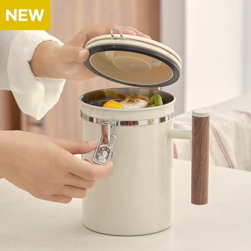 청소도감 에어락 원터치 음식물쓰레기통