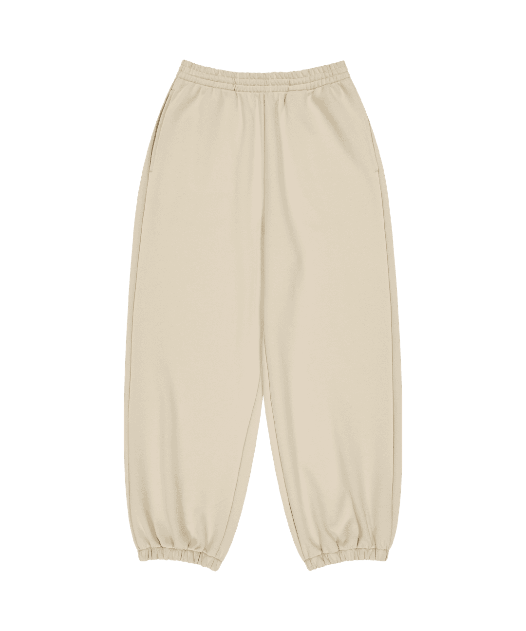 038 COMFY SWEAT PANTS LIGHT BEIGE