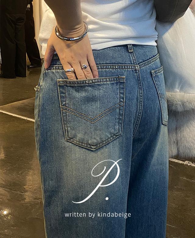 킨다베이지 [page] 버로우 스티치 기모 데님 (*숏·베이직·롱/XS-L) (*RING YARN)┃7-10일 소요