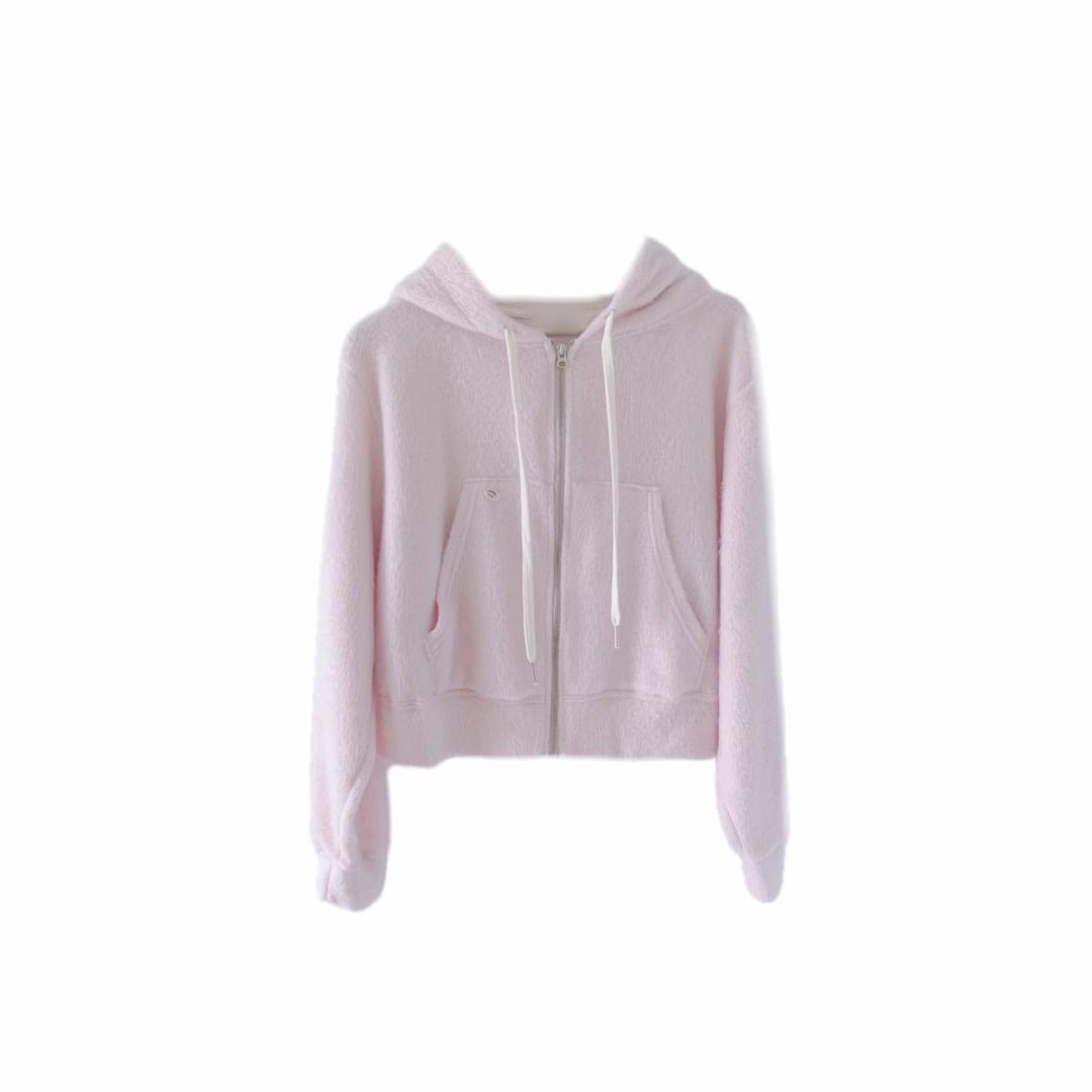 Melody hood zip-up (1color)