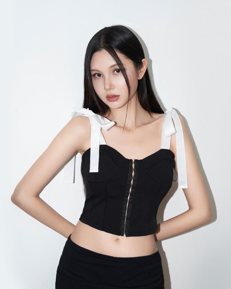 [Exclusive] 프린세스 리본 뷔스티에 _ Black