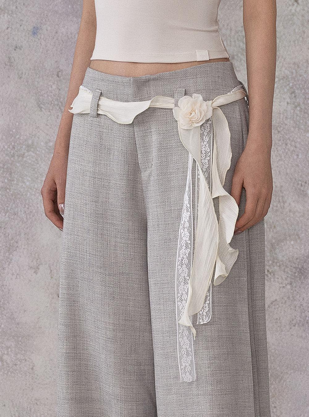 Lace Floral Waist Belt