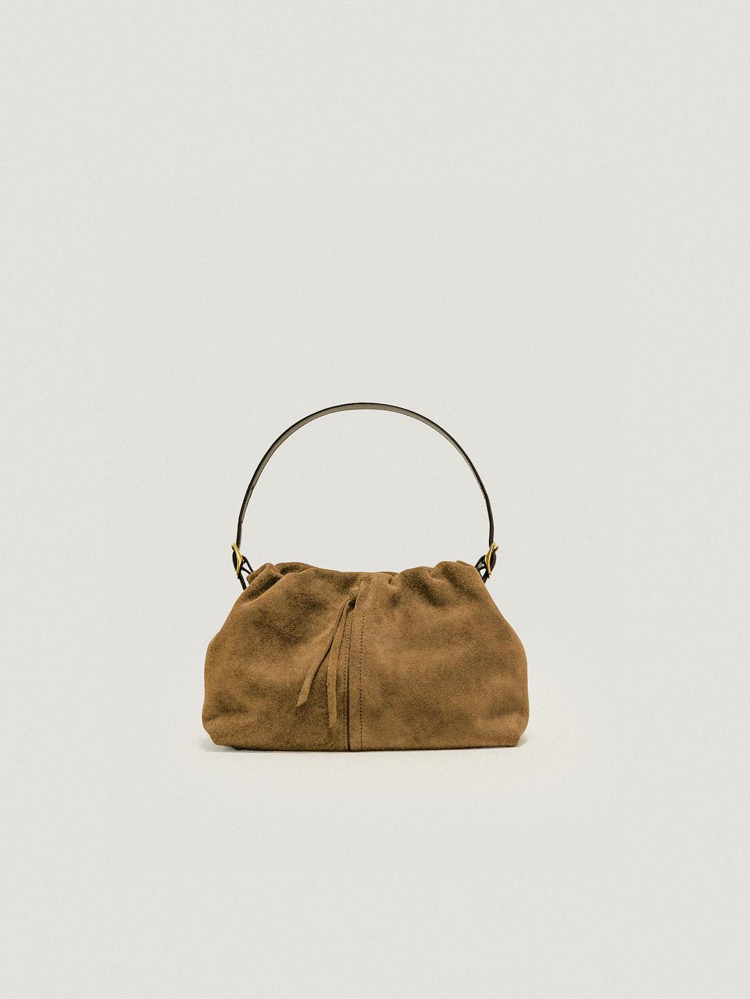 PLI BAG - CAMEL (Suede VER)