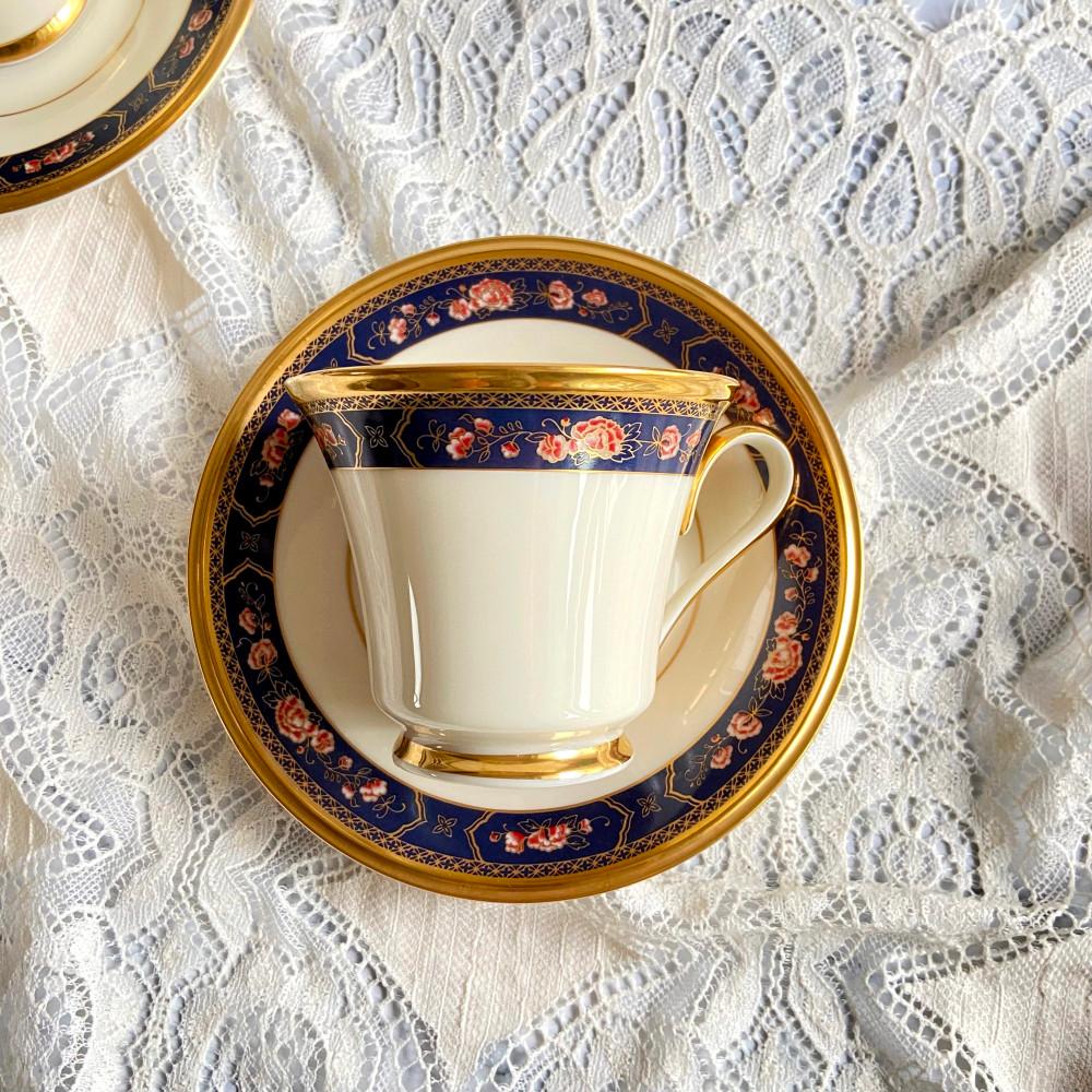 레녹스 로얄 피오니 컵앤소서 / Lenox 빈티지 커피잔 앤틱 찻잔세트