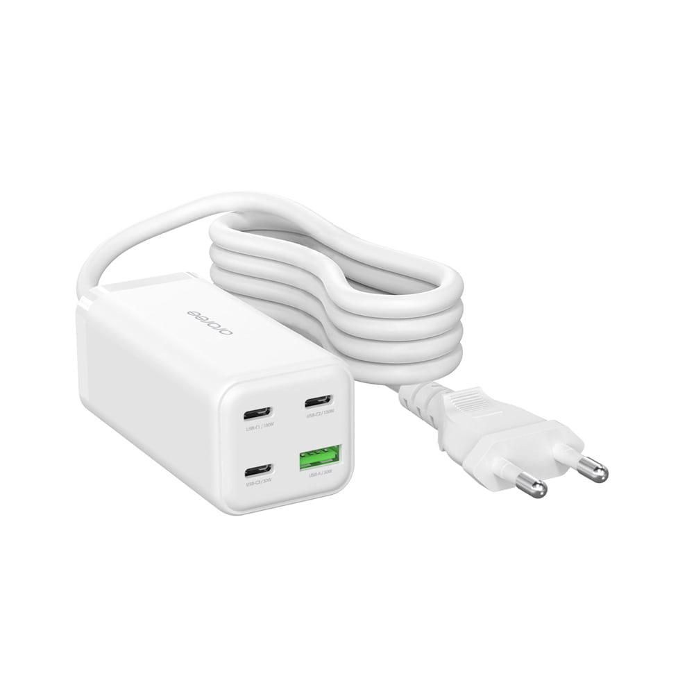 아라리 GaN 4포트 1.5M 전원선일체형 충전어댑터 볼트100