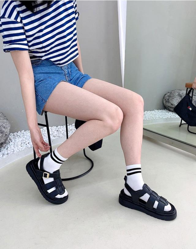 Tera 2Color 베이직 글레디에이터샌들 5cm