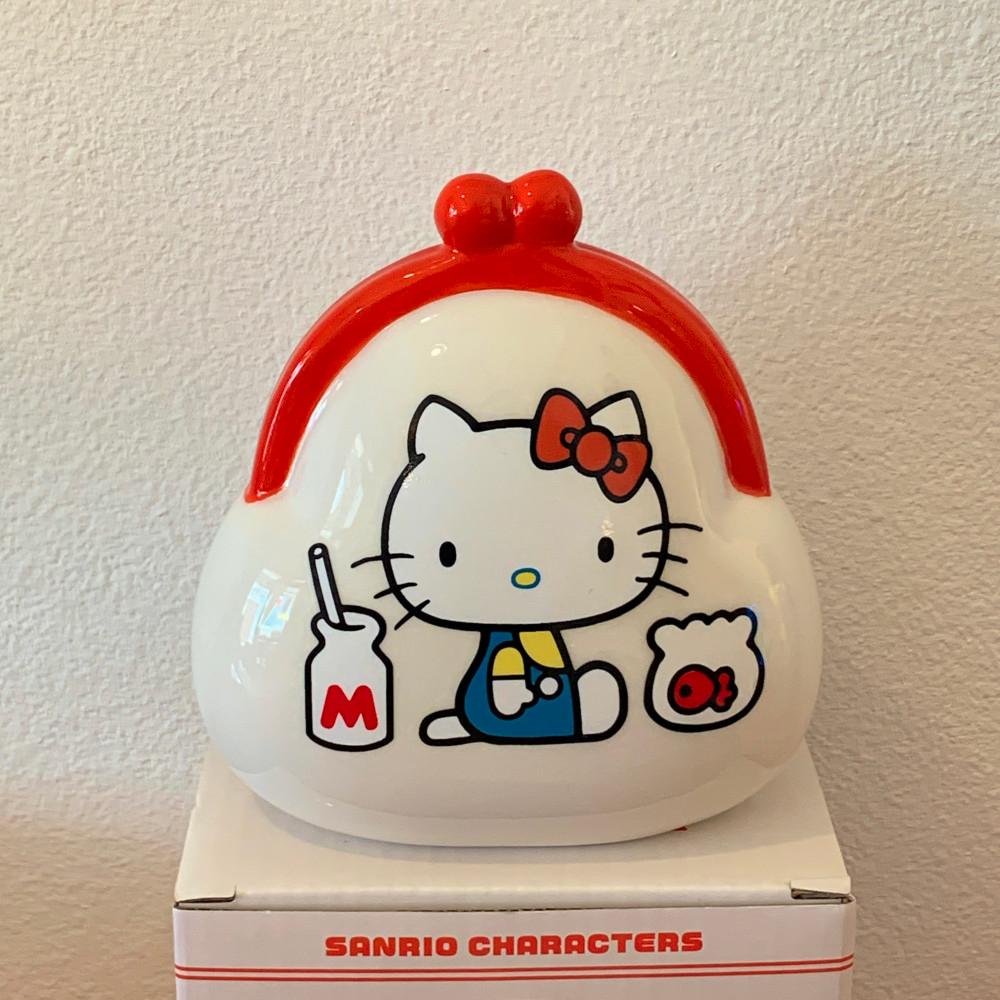 헬로키티 도자기 동전 저금통