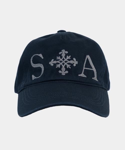SA 체인 엠브로이드 볼캡 [네이비]