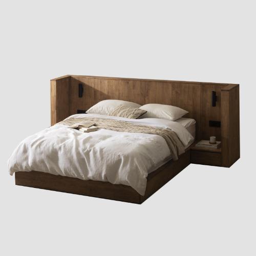 원목침대 노아 W-BRICK205