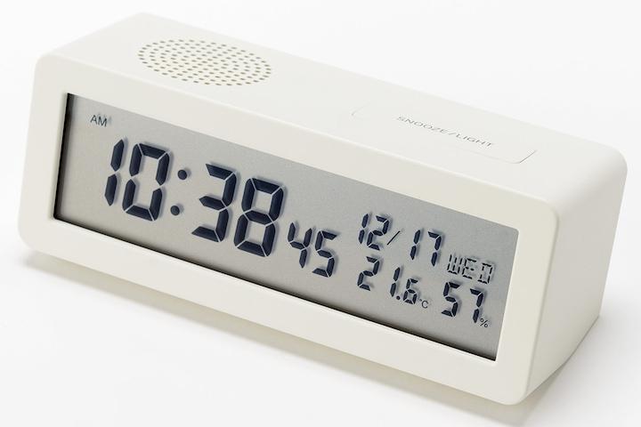 알람 음량 조절 가능한 디지털 시계 (온/습도 기능 포함)