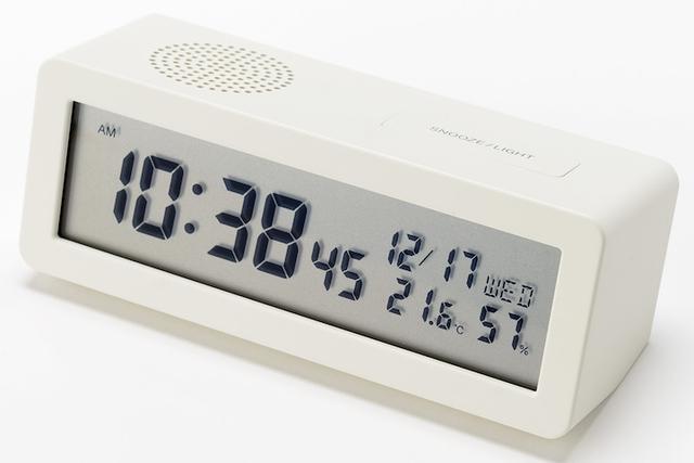 알람 음량 조절 가능한 디지털 시계 (온/습도 기능 포함)