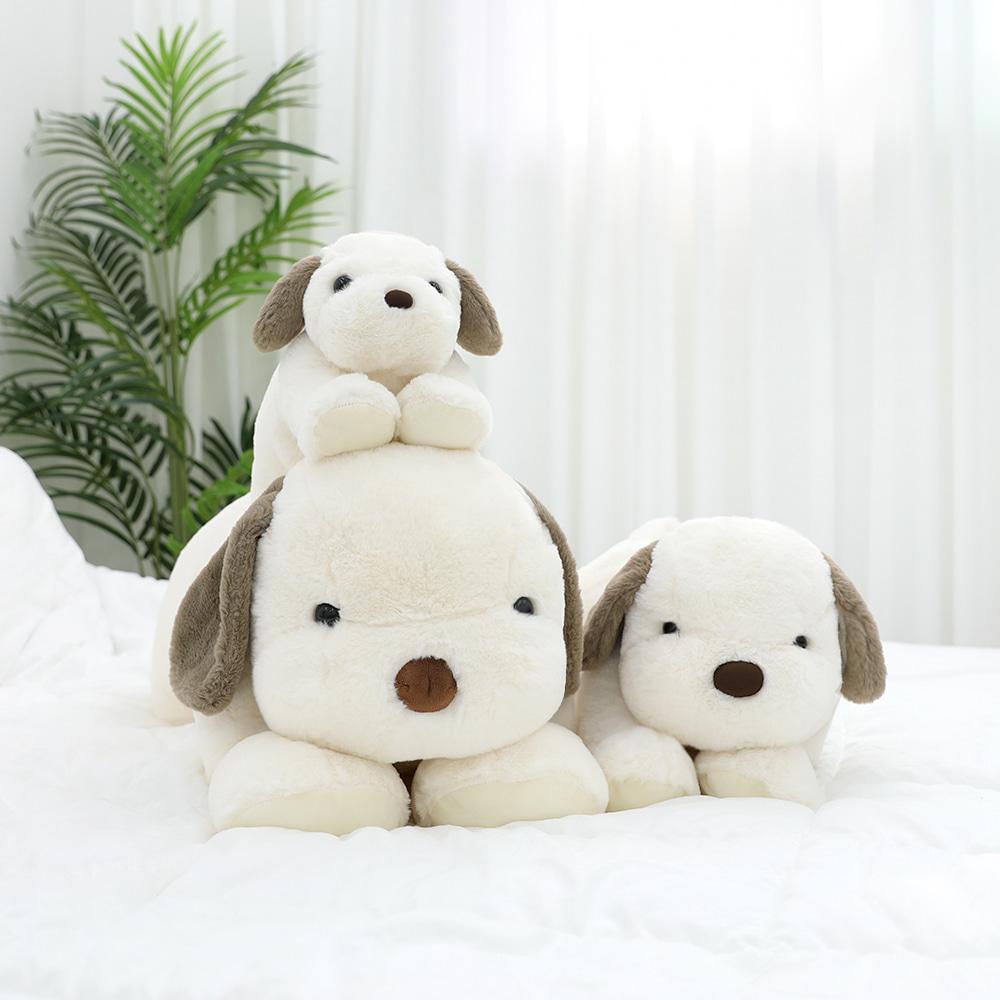 이젠돌스 라잉독 뭉뭉이 대형 강아지 인형 바디쿠션