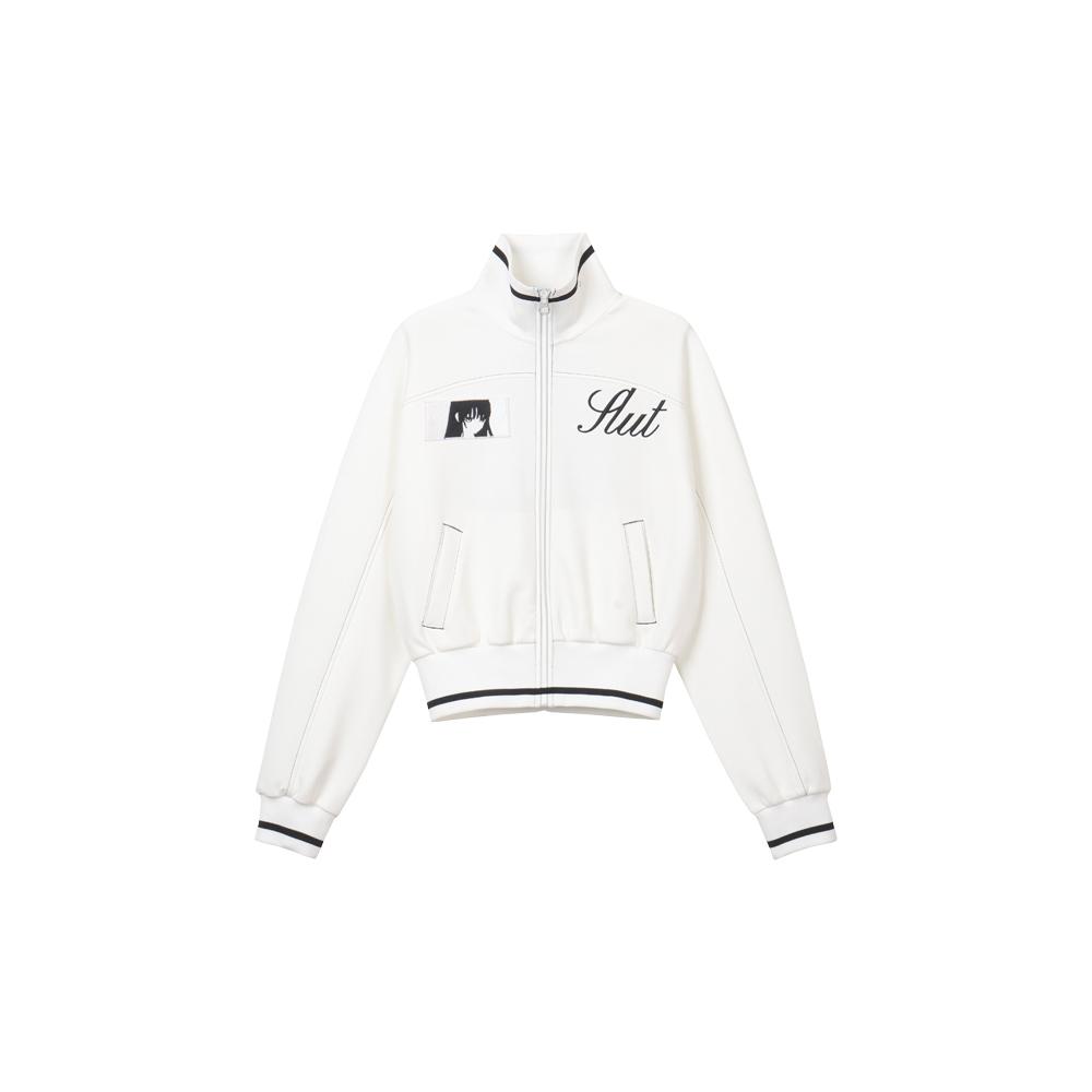[BONNAE : 본네] Patch track jacket (White)