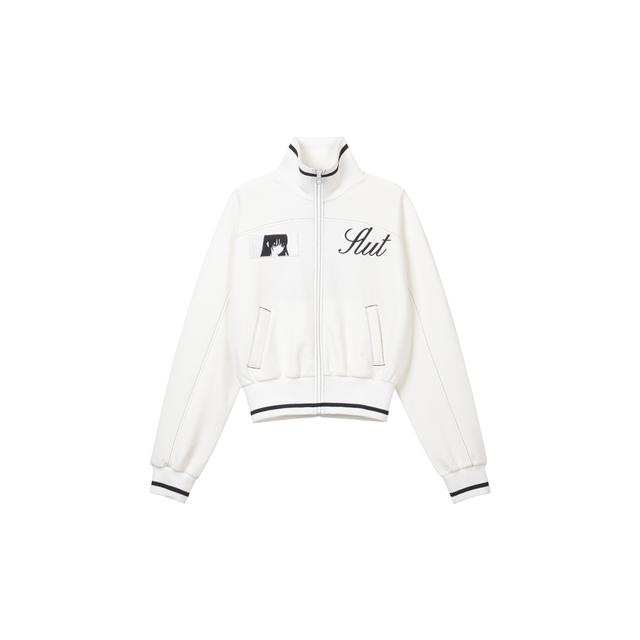 [BONNAE : 본네] Patch track jacket (White)