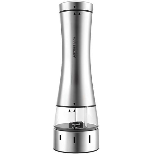 마리슈타이거 프라임 전동 소금후추그라인더 스테인레스 페퍼밀, 1개 - 후추그라인더/페퍼밀 | 쿠팡