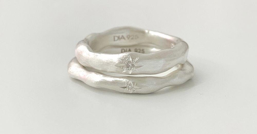 로릭 천연 다이아몬드 링