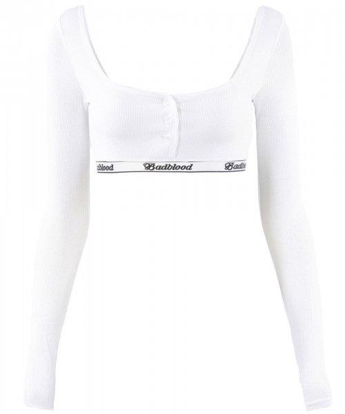 모달 코튼 티 브라 - 화이트