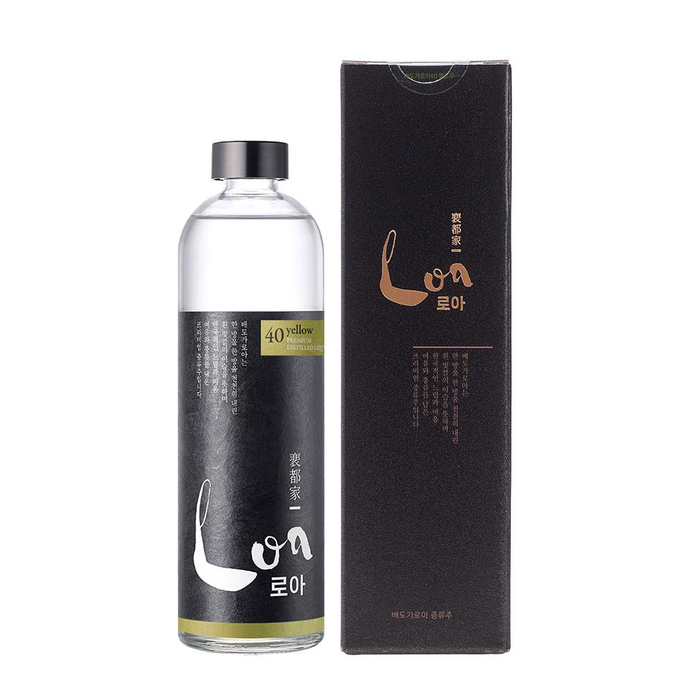 배혜정도가 로아 옐로우 쌀 배 고급 전통소주 증류주 프리미엄 민속주 350ml 40% [원산지:국산(경기도 화성시)]