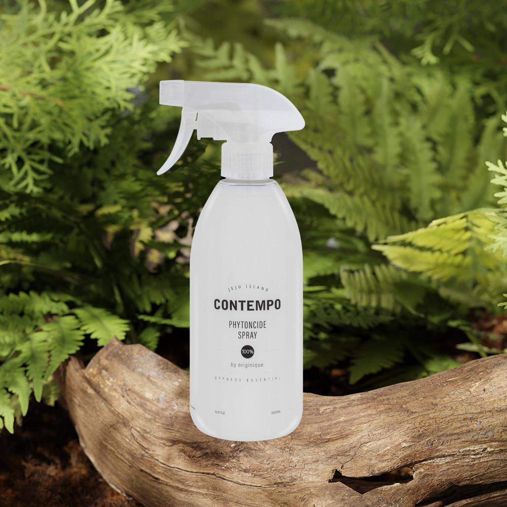 100% 제주산 컨템포 피톤치드 편백 천연 오일 스프레이 오리지니크 진짜 오일 500ml