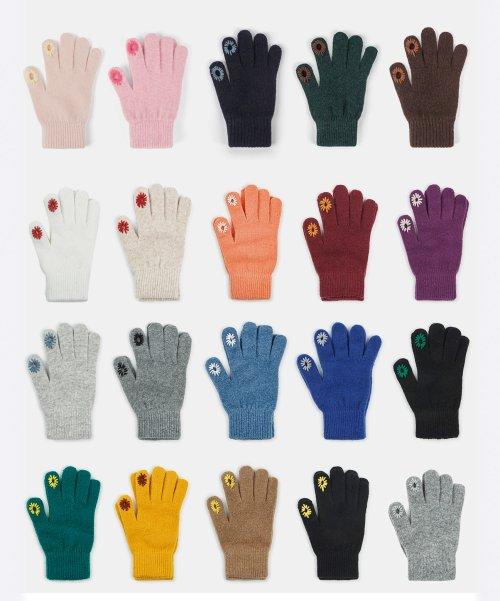 미민 투홀 핑거홀 터치장갑 29colors