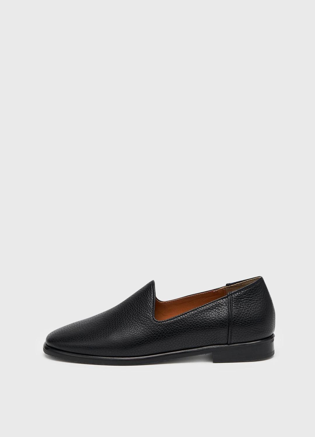 Palma Leather Loafer / Black