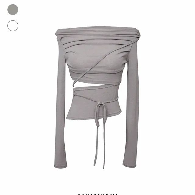 [핏보장🖤] 카즈 스트랩 트임 티셔츠 / kazu Strap Slit T-shirt