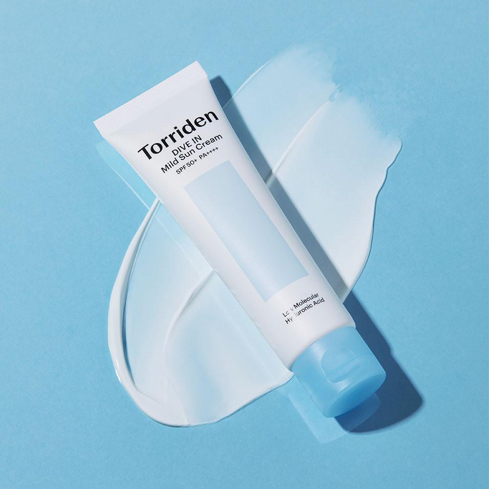 토리든 다이브인 무기자차 마일드 선크림 60ml (SPF50+, PA++++)+수딩크림 20ml 증정