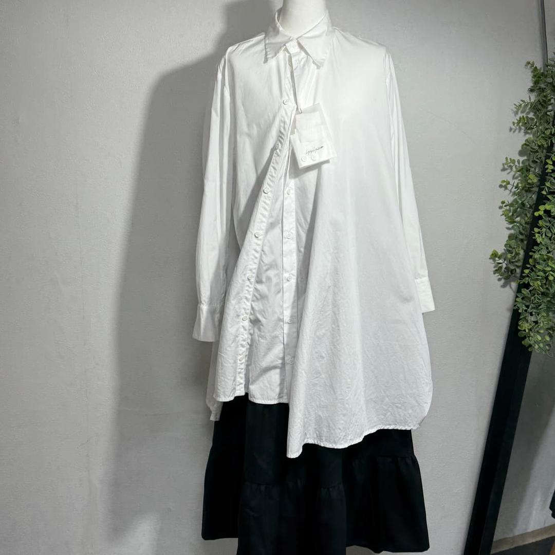 22ss 요지야마모토 레귤레이션 비대칭 셔츠 2사이즈 | 후루츠패밀리