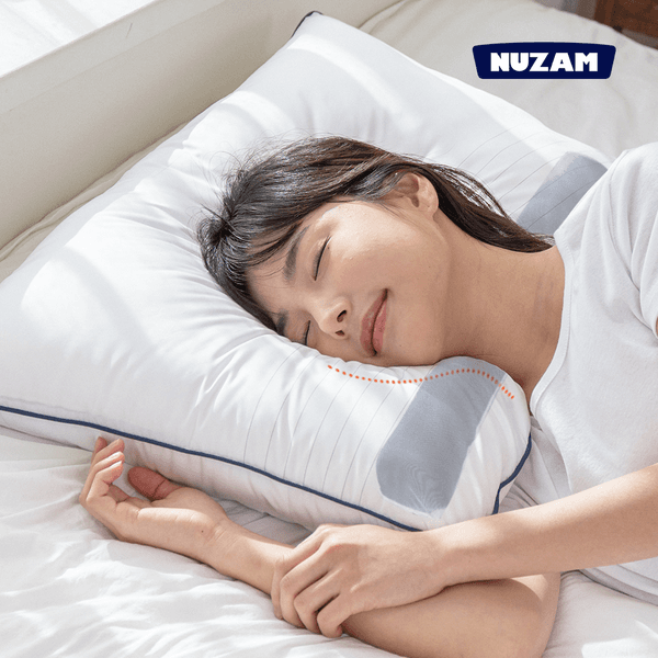 [2025 NEW] 누잠 경추심 베개 (알러지케어, 경추지지, 푹신한 경추베개, 일자목베개, 베개솜)