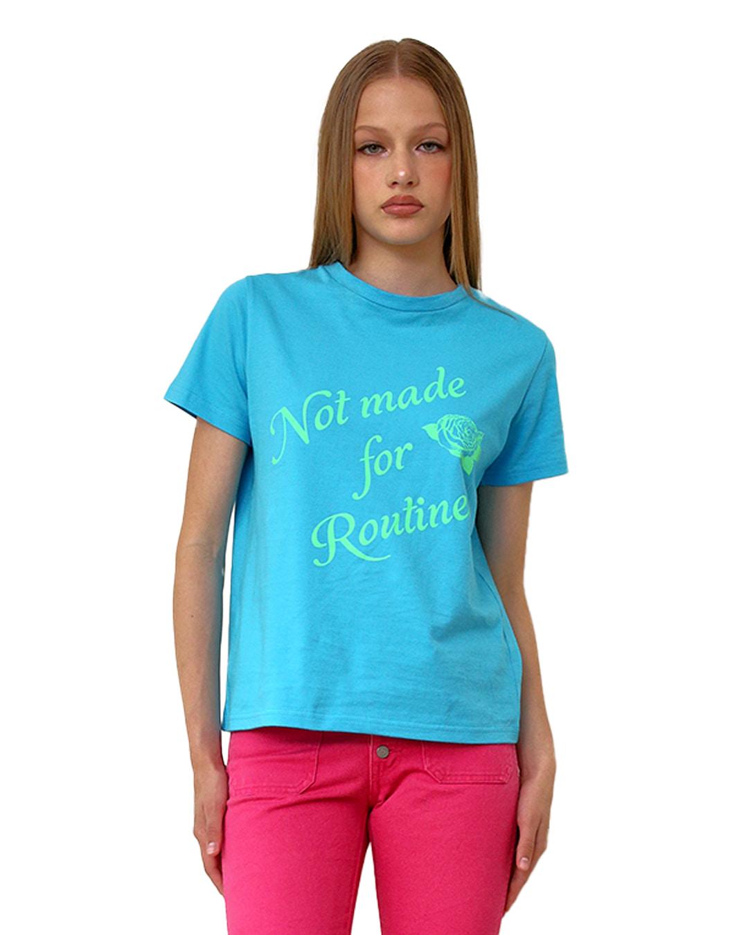 ROSE GRAPHIC TEE, SKY BLUE