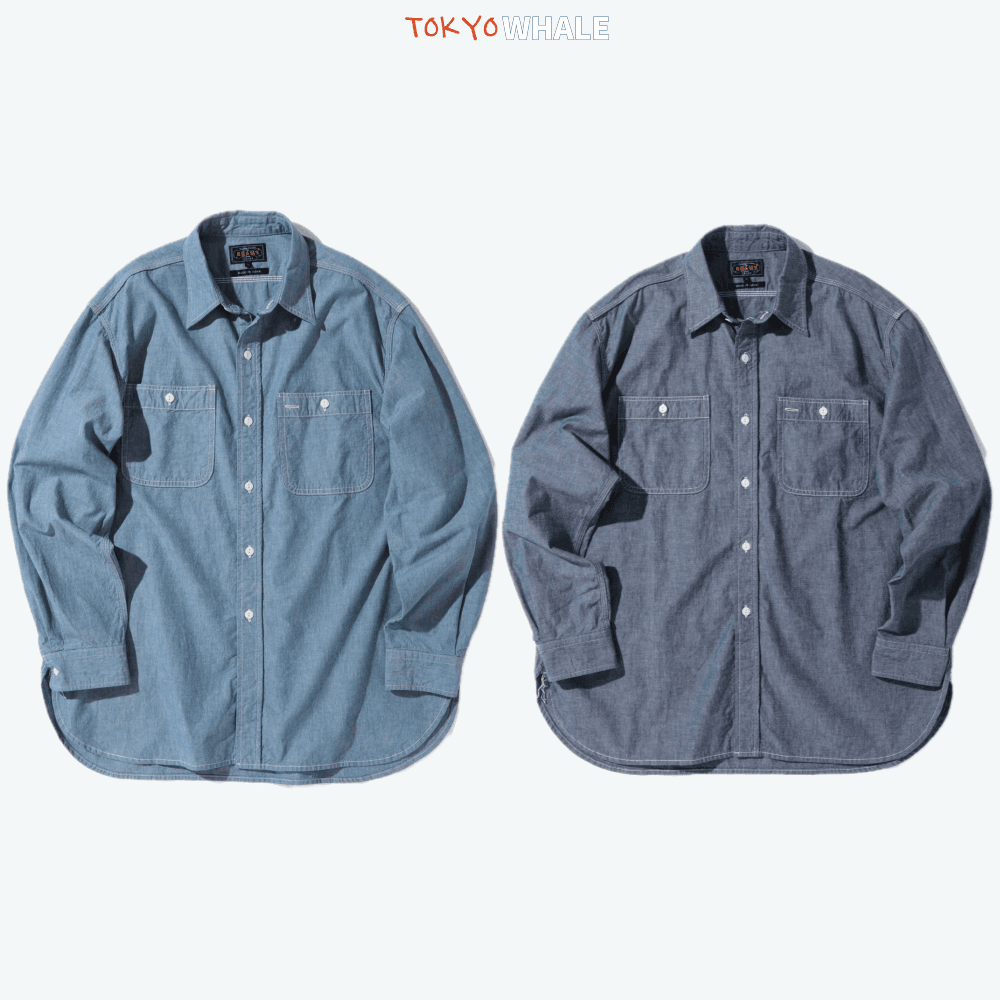 빔즈 플러스 워크 샴브레이 셔츠 2색상