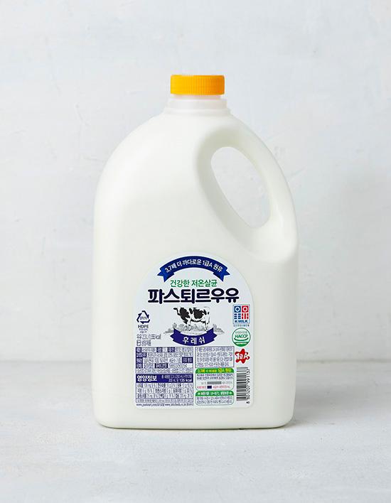 [파스퇴르] 저온살균 흰우유 2300mL
