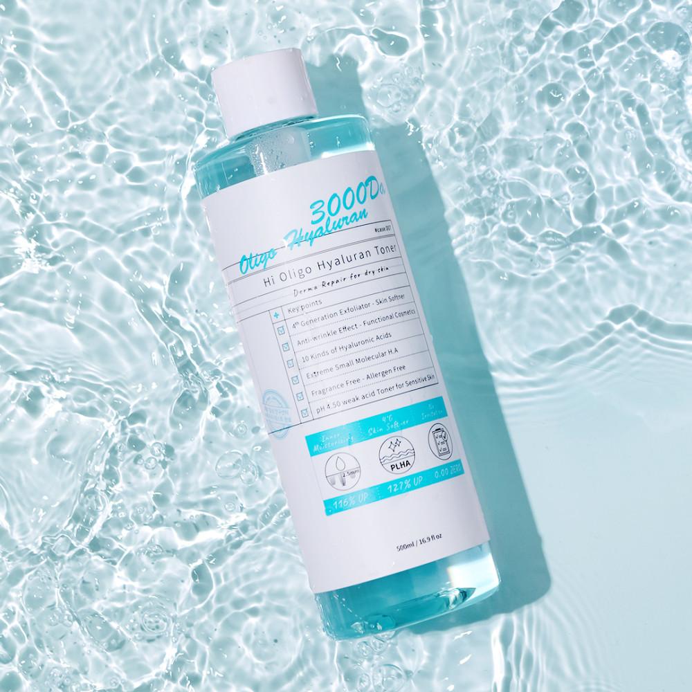아이랩 하이 올리고 3000Da 히알루론산 히알루란 수분 보습 대용량 약산성 토너 500ml