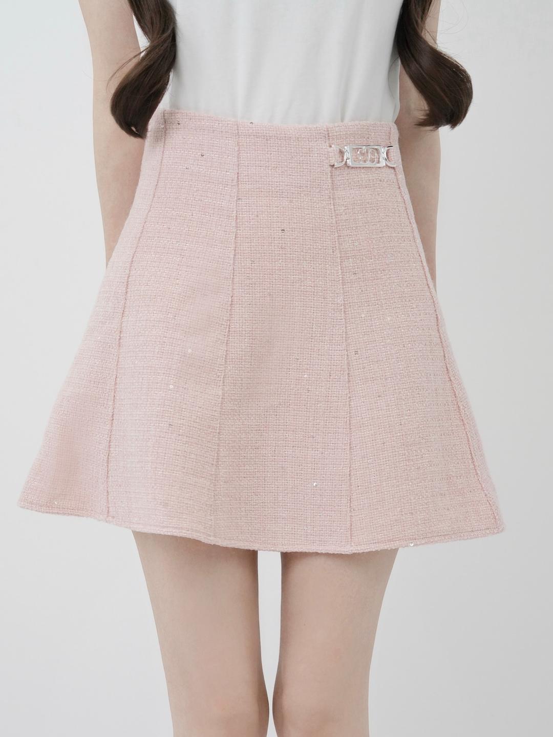 Lumignon original ♥ lumi papillon tweed skirt【ピンク】 | Lumignon powered by BASE