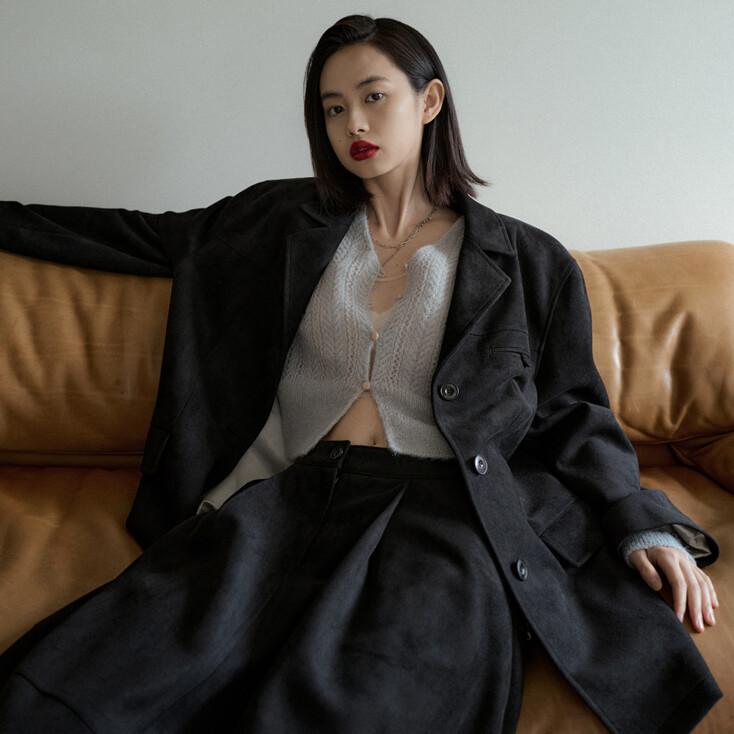 CLASSIC SUEDE JACKET_BLACK