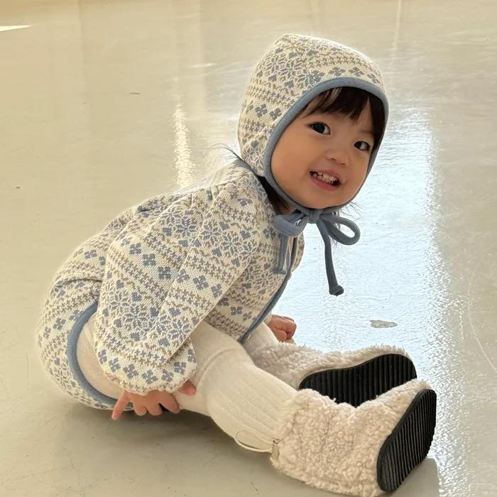 꽃봉슈트+보넷 (2color)